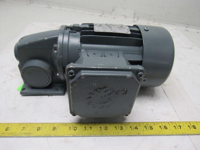 Nord 63S/4 0.16Hp 277/480V 60Hz 252RPM Output 14mm Shaft Right Hand Gear Motor