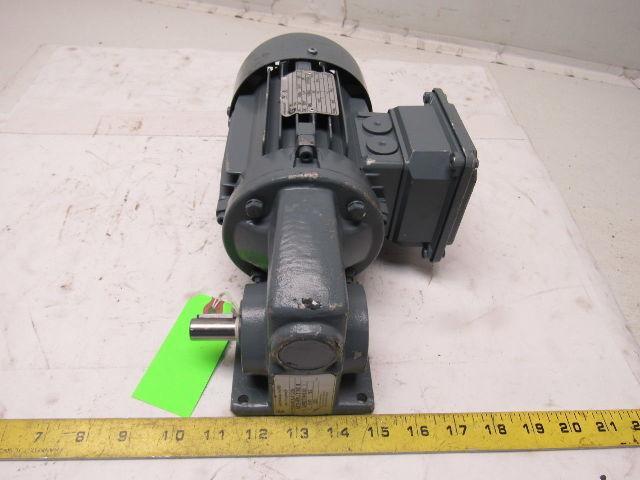 Nord 63S/4 0.16Hp 277/480V 60Hz 252RPM Output 14mm Shaft Right Hand Gear Motor