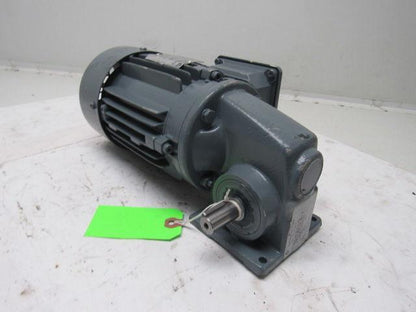 Nord 63S/4 0.16Hp 277/480V 60Hz 252RPM Output 14mm Shaft Right Hand Gear Motor