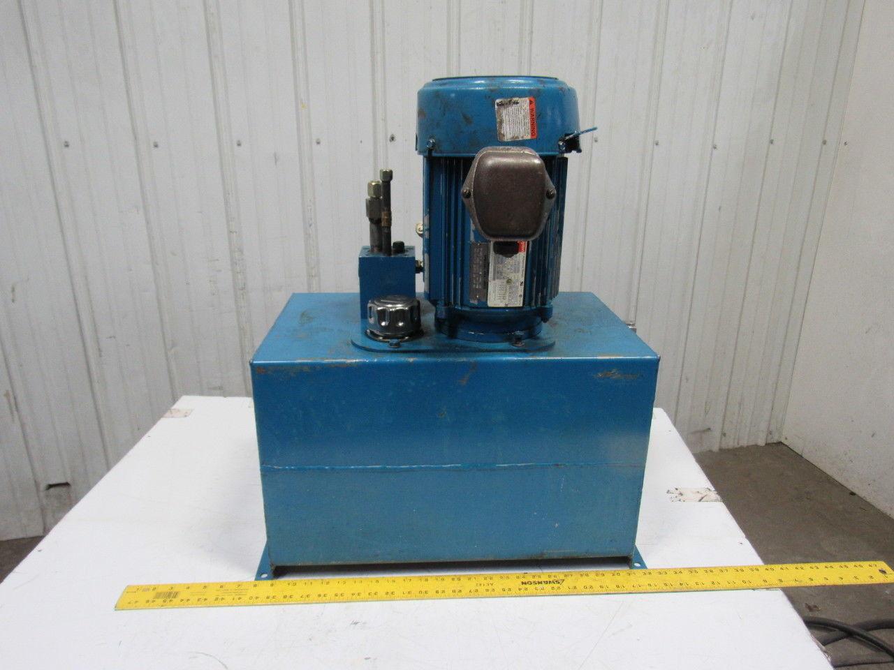 Dayton 16 Gal 5Hp 1745RPM 208-230/460V 3Ph Hydraulic Tank Unit - No pump