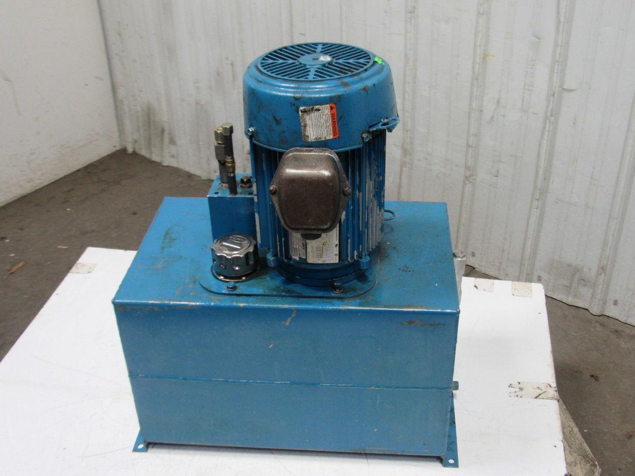 Dayton 16 Gal 5Hp 1745RPM 208-230/460V 3Ph Hydraulic Tank Unit - No pump