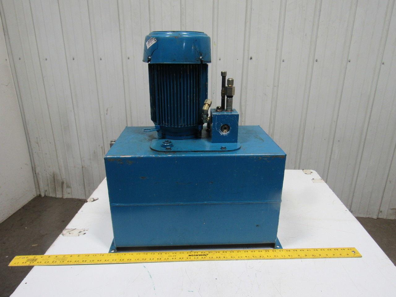 Dayton 16 Gal 5Hp 1745RPM 208-230/460V 3Ph Hydraulic Tank Unit - No pump