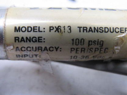Omega PX613 100PSI 10-36VDC Pressure Transducer