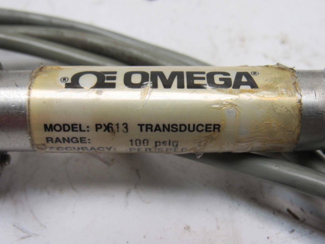 Omega PX613 100PSI 10-36VDC Pressure Transducer
