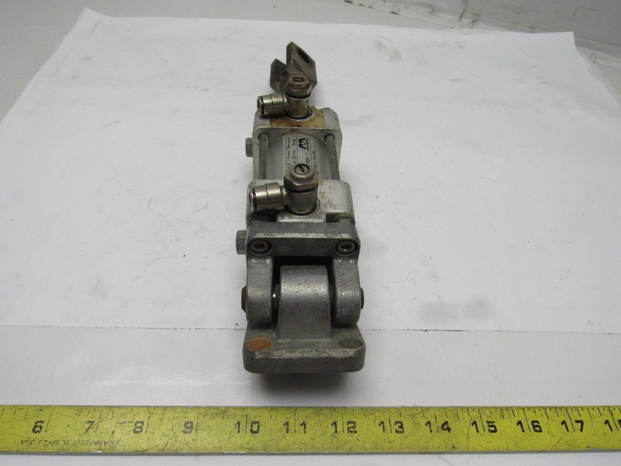 Mecman 1605-02-000-1 Pneumatic Air Cylinder 50mm Bore 25mm Stroke