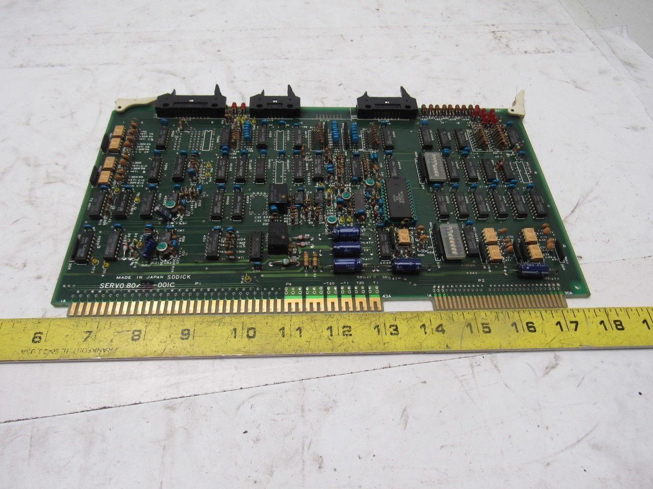 Sodick Servo 80-00IC PLC Circuit Board Card From Fine Sodick FS-A4F CNC