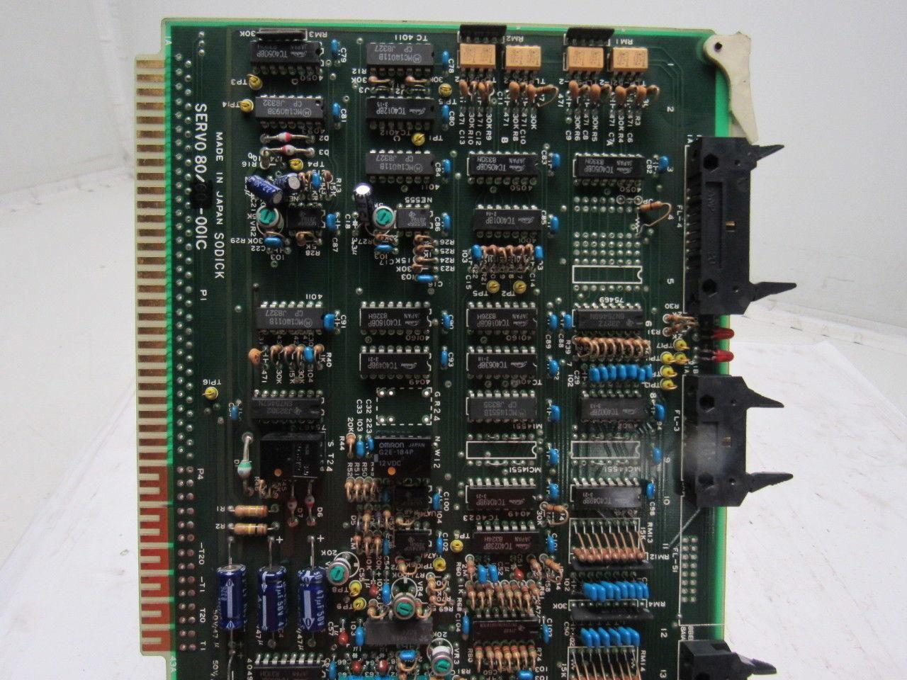 Sodick Servo 80-00IC PLC Circuit Board Card From Fine Sodick FS-A4F CNC