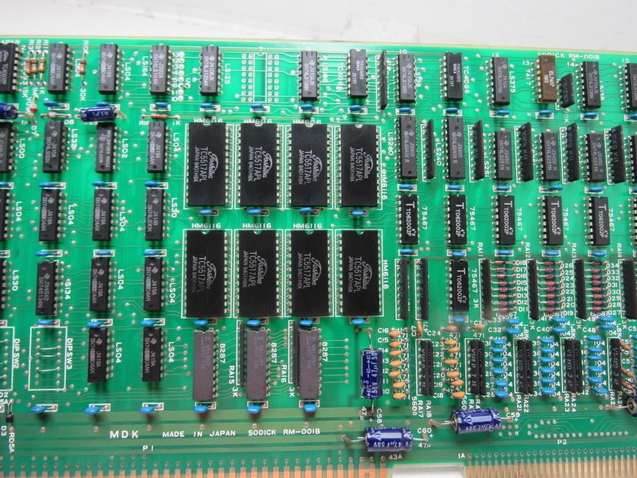 Sodick RM-00IB PLC Circuit Board Card From Fine Sodick FS-A4F
