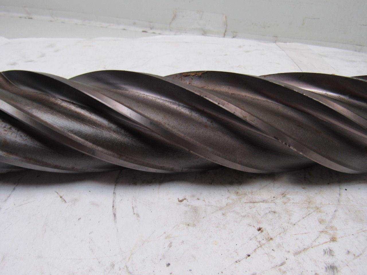 Quinco Tools 2-1/2" 6 Flute Spiral End Mill 14" OAL 2-1/2" Combo Shank