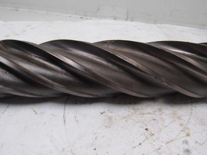 Quinco Tools 2-1/2" 6 Flute Spiral End Mill 14" OAL 2-1/2" Combo Shank