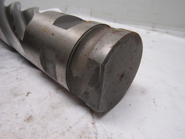 Quinco 2-1/2" 6 Flute Spiral End Mill 2-1/2" Combo Shank 6-1/2" Cut