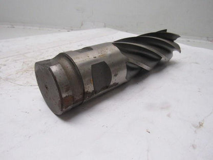 Quinco 2-1/2" 6 Flute Spiral End Mill 2-1/2" Combo Shank 6-1/2" Cut
