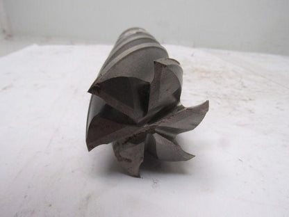 Quinco 2-1/2" 6 Flute Spiral End Mill 2-1/2" Combo Shank 6-1/2" Cut