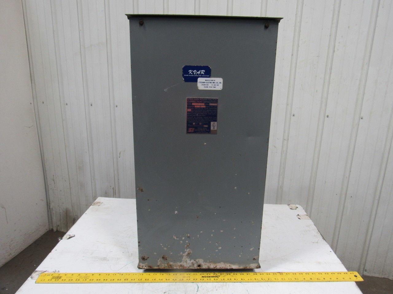 Steelmann M100KVAR480F Power Factor Correction Capacitor 100KAVR 480V 3Ph