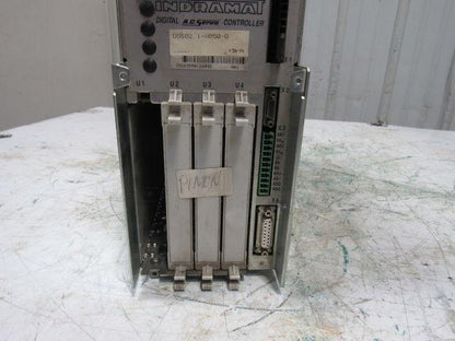 Indramat DDS02.1-W050-DS01-01 Digital AC Servo Controller Drive 300VDC No Cards