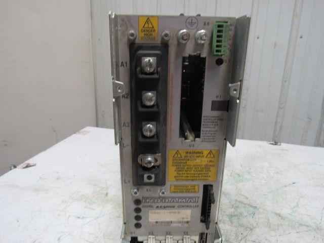 Indramat DDS02.1-W050-DS01-01 Digital AC Servo Controller Drive 300VDC No Cards