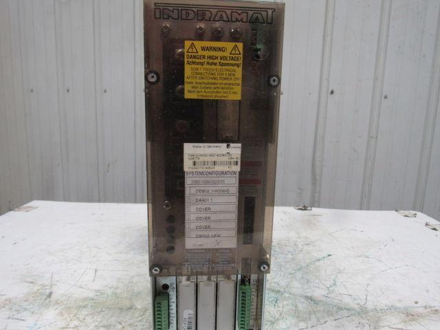 Indramat DDS02.1-W200-DA02-01-FW 300VDC Digital AC Servo Controller