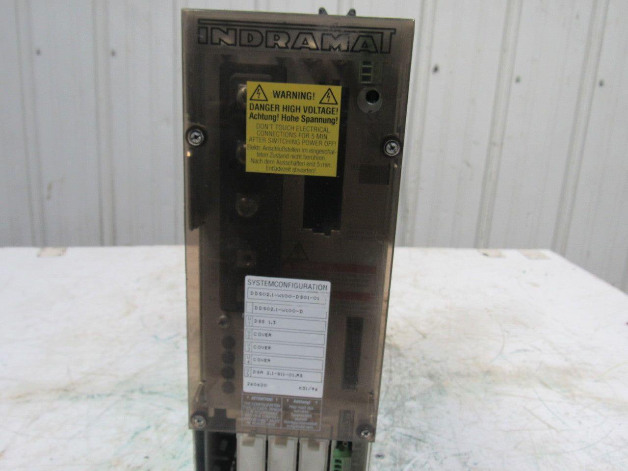 Indramat DDS02.1-W100-D 300VDC Digital AC Servo Controller