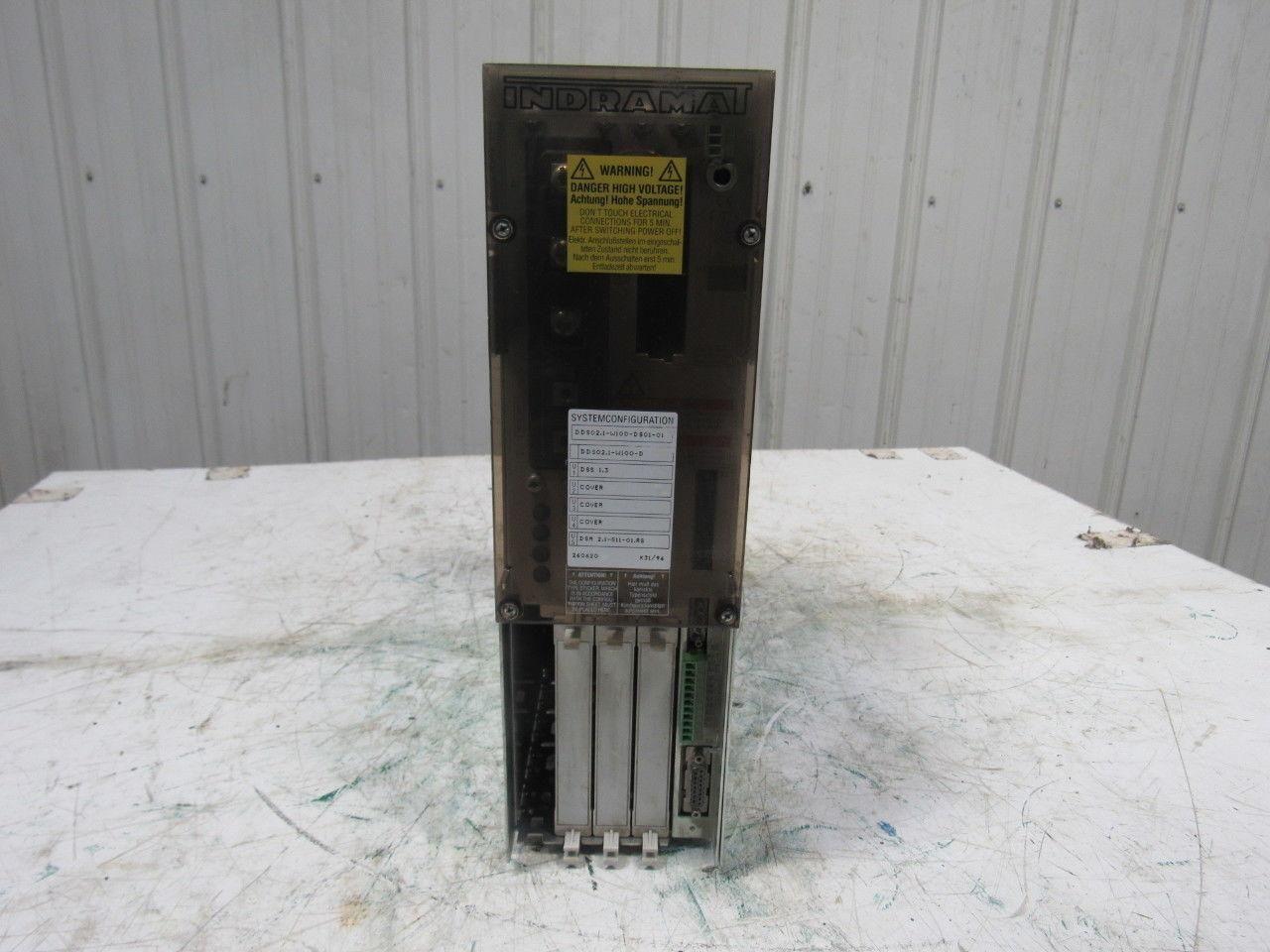 Indramat DDS02.1-W100-D 300VDC Digital AC Servo Controller