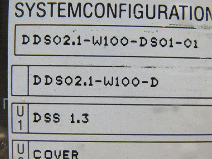 Indramat DDS02.1-W100-D 300VDC Digital AC Servo Controller