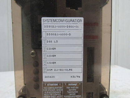 Indramat DDS02.1-W100-D 300VDC Digital AC Servo Controller