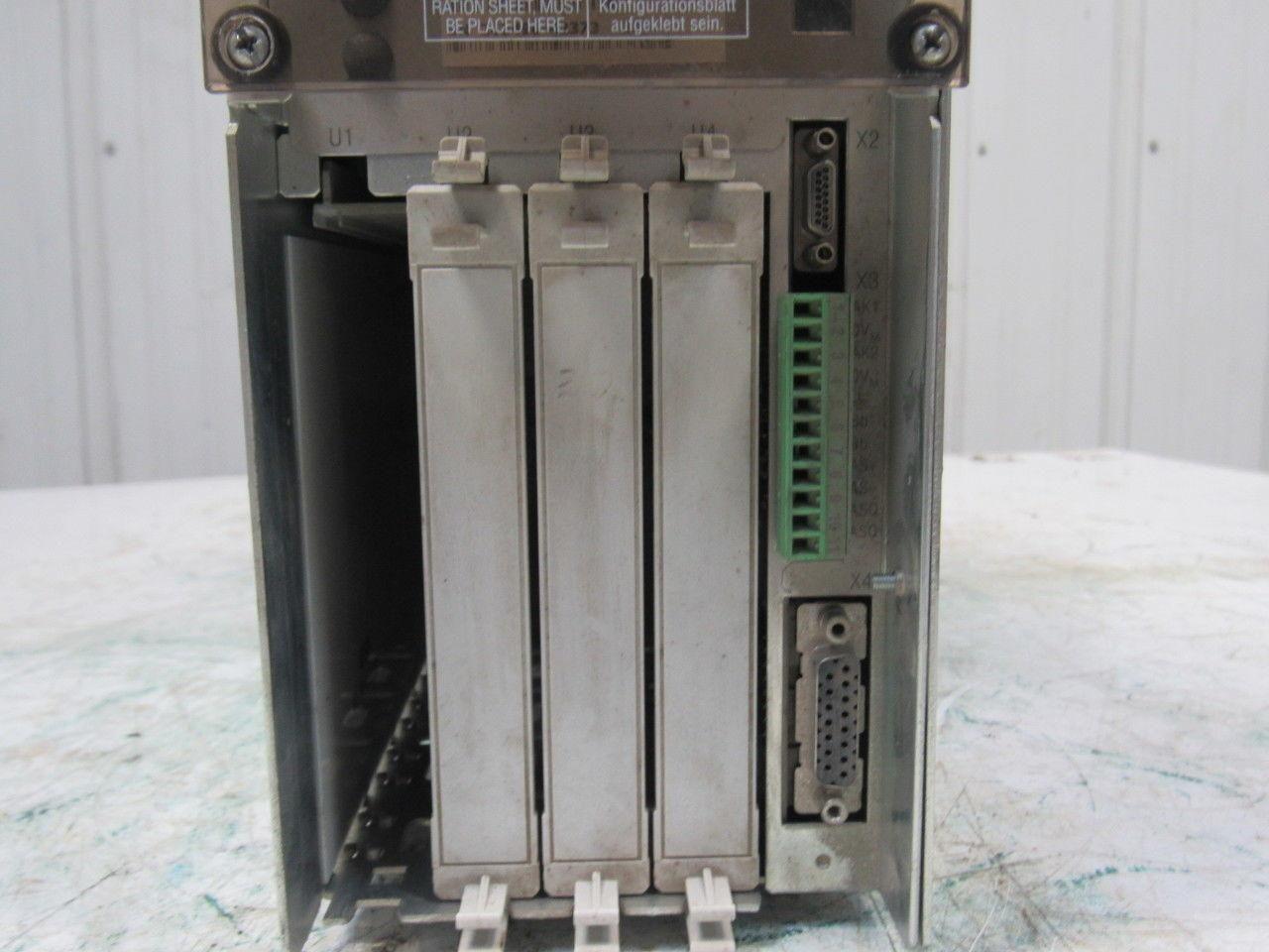 Indramat DDS02.1-W100-D 300VDC Digital AC Servo Controller