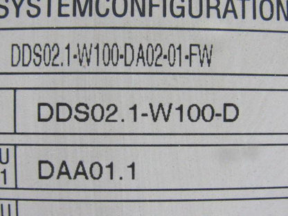 Indramat DDS02.1-W100-D 300VDC AC Servo Controller FWC: DSM2.1-ASE-02V07-MS