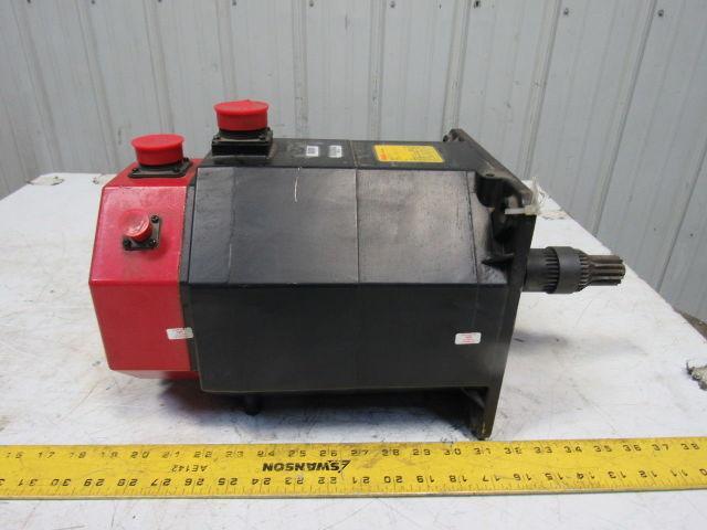 Fanuc A06B-0353-B831 135V 38Nm Stall Torque 3Ph Permanent Magnet AC Servo Motor