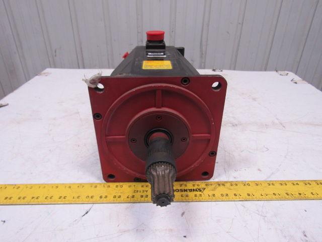 Fanuc A06B-0353-B831 135V 38Nm Stall Torque 3Ph Permanent Magnet AC Servo Motor