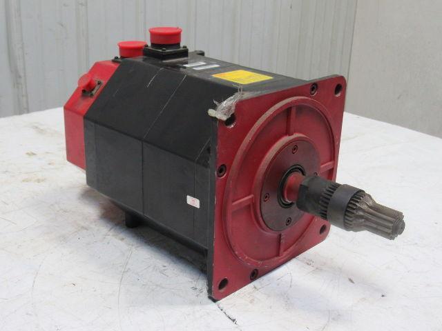 Fanuc A06B-0353-B831 135V 38Nm Stall Torque 3Ph Permanent Magnet AC Servo Motor