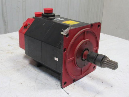 Fanuc A06B-0353-B831 135V 38Nm Stall Torque 3Ph Permanent Magnet AC Servo Motor
