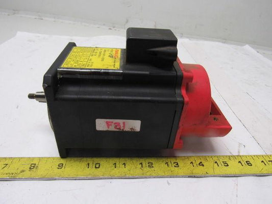 Fanuc A06B-0371-B069 90V 1.0Nm Stall 3Ph 3000RPM Perm Magnet AC Servo Motor