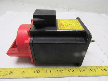 Fanuc A06B-0371-B069 90V 1.0Nm Stall 3Ph 3000RPM Perm Magnet AC Servo Motor