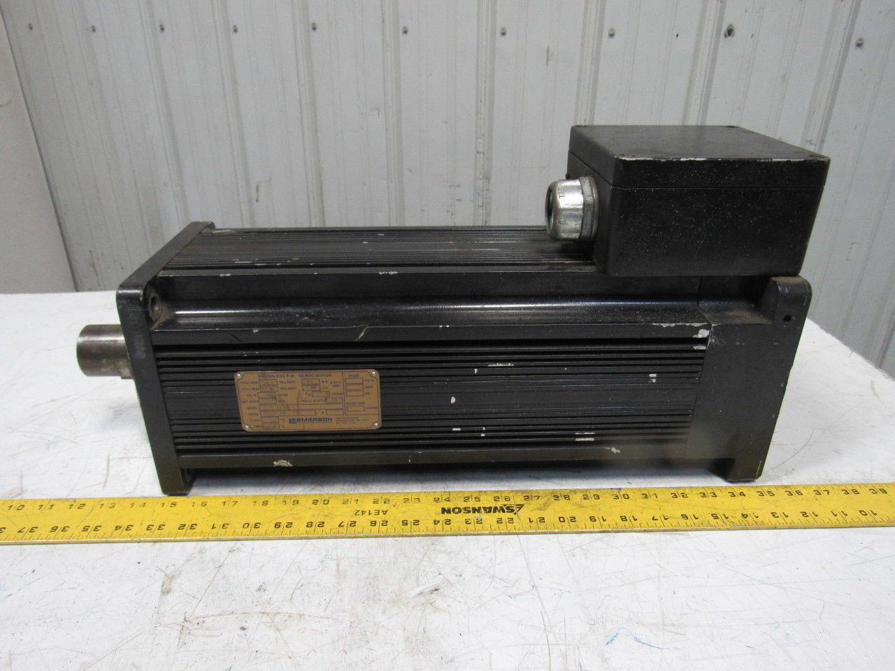 Emerson BLM-8800-4 460V 2250RPM 80A Stall 150Hz Brushless Perm Mag Servo Motor
