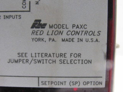 Red Lion Controls PAXC LED Digital Panel Meter