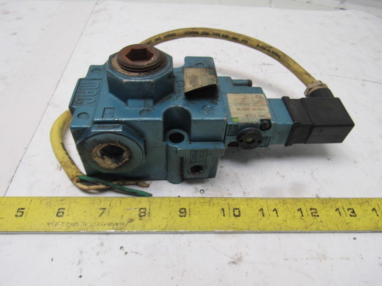 Mac 56C-32-111JB Pneumatic Solenoid Valve 3/8" ports 120V