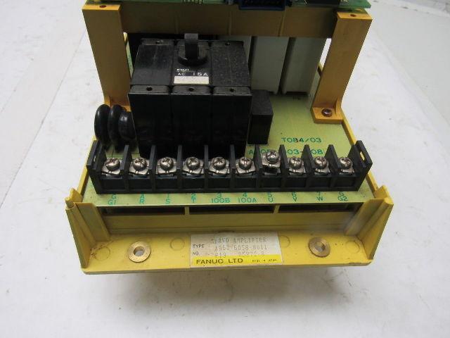 Fanuc A06B-6058-H011 Servo Amplifier A20B-1003-0082/02A  A20B-1003-0090/02/07B