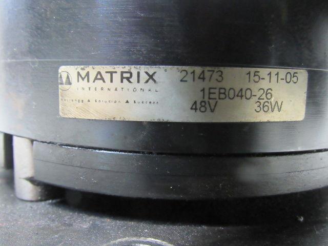 Matrix 1EB040-26 Electro-Magnetic Clutch/Torque Limiter 48V 36W 7/8" Keyed