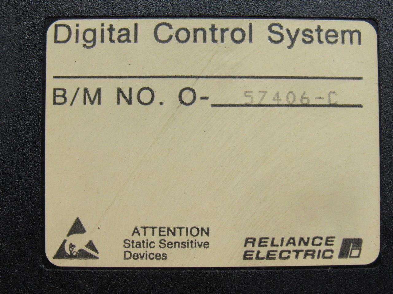 Reliance Electric 0-57406-C Drive Control Module Circuit Board