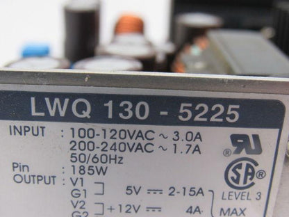 Nemic Lambda LWQ130-5225 Power Supply For Panasonic Robot Controller