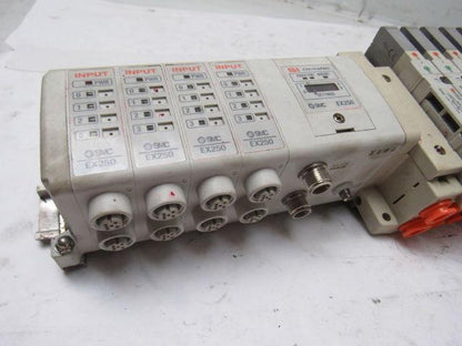 SMC EX250 Manifold Assembly (11) SV2300-5FV (4) IE2 (1) SDN1 Panasonic Robot