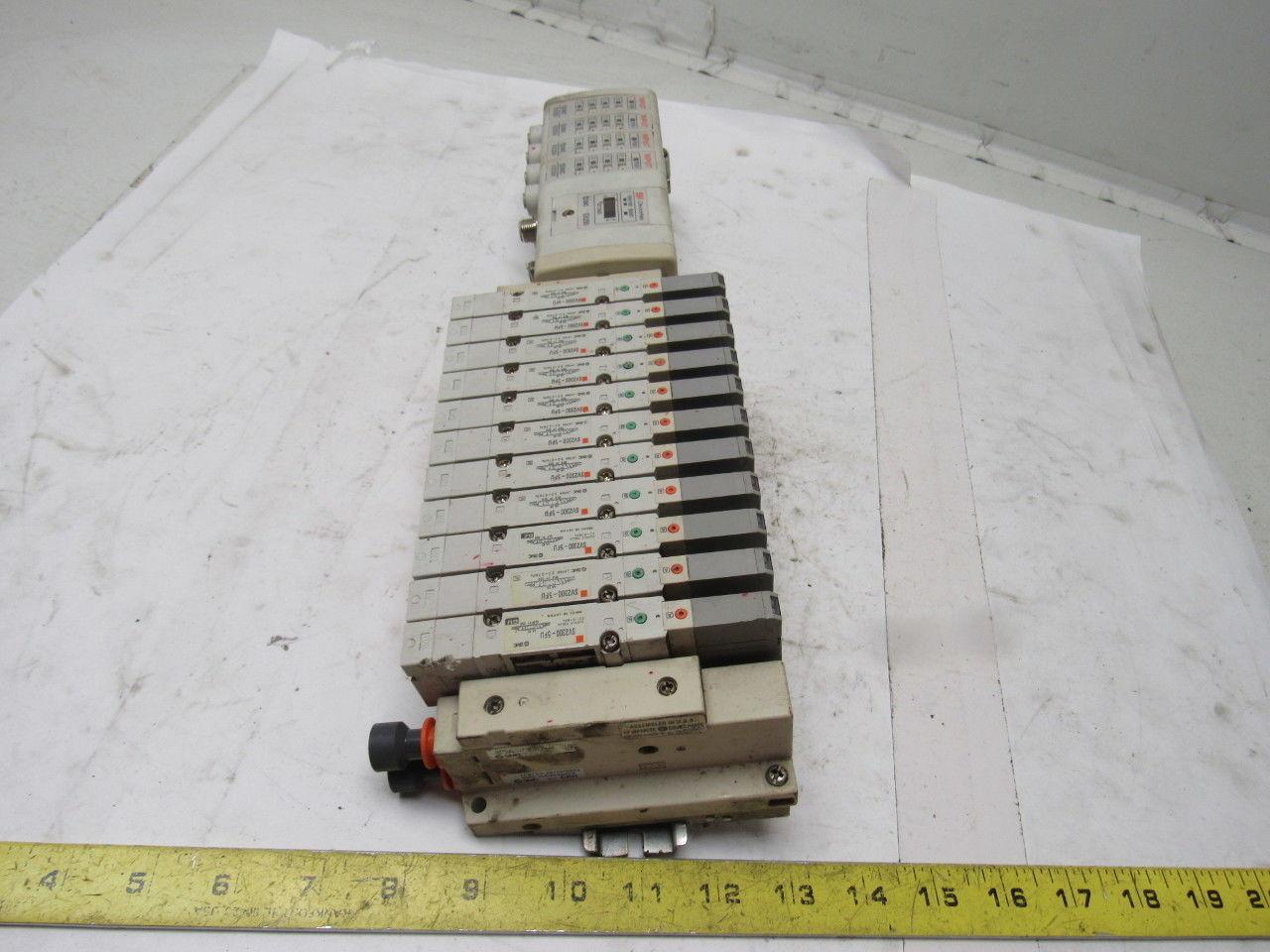 SMC EX250 Manifold Assembly (11) SV2300-5FV (4) IE2 (1) SDN1 Panasonic Robot