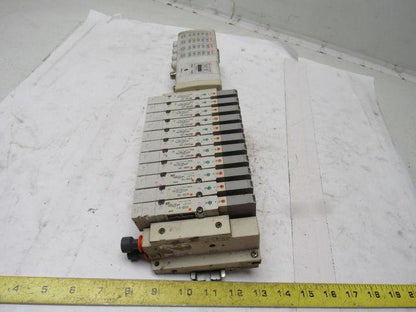 SMC EX250 Manifold Assembly (11) SV2300-5FV (4) IE2 (1) SDN1 Panasonic Robot