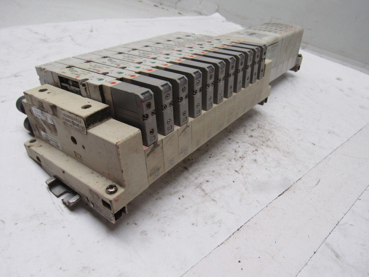 SMC EX250 Manifold Assembly (11) SV2300-5FV (4) IE2 (1) SDN1 Panasonic Robot