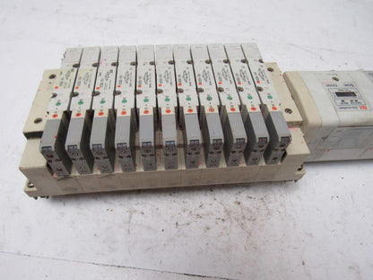 SMC EX250 Manifold Assembly (11) SV2300-5FV (4) IE2 (1) SDN1 Panasonic Robot