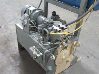 Racine 3HP 208230/460V 3PH Hydraulic Power Unit 25 Gal Tank W/Control Panel