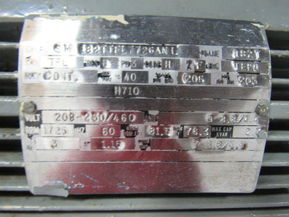 Racine 3HP 208230/460V 3PH Hydraulic Power Unit 25 Gal Tank W/Control Panel