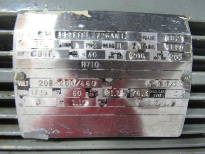 Racine 3HP 208230/460V 3PH Hydraulic Power Unit 25 Gal Tank W/Control Panel