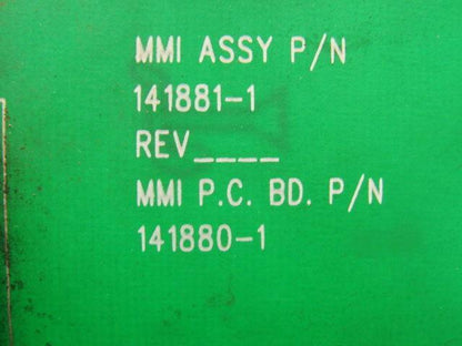 MMI Assembly P/N 141881-1 MMIPC Board P/N 141880-1 Relay Switch Operator Board