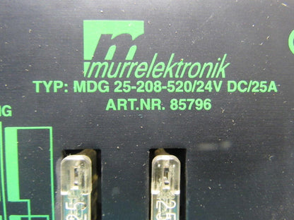 Murrelektronik 25-208-520/24V DC/25A 208-520V Input 24V Output Transformer